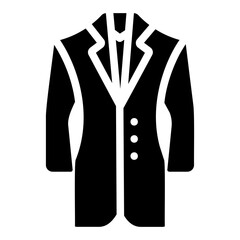 Naklejka premium suit Solid icon