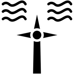 Wind Turbine Icon