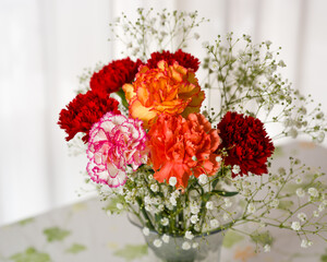 母の日のブーケ　母の日の感謝を込めて贈りたい花束