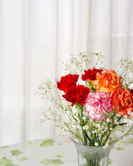 母の日のブーケ　母の日の感謝を込めて贈りたい花束