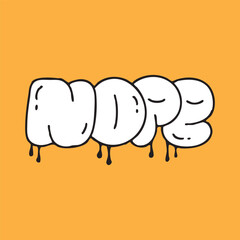 typography illustration design