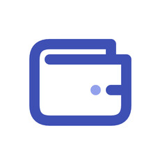 Obraz premium Digital Wallet Icon for Finance Apps, Payment Systems, and Budgeting UI Design