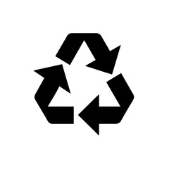 recycle symbol icon vector illustration
