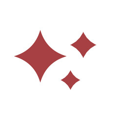 Fototapeta premium Diamond Sparkle Icon for Luxurious Clean UI Designs and Visual Enhancement