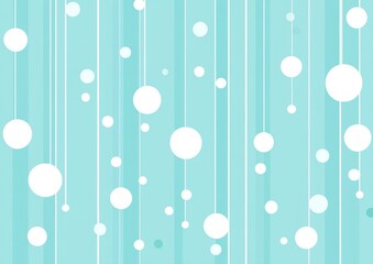 Aqua background with white circles and lines