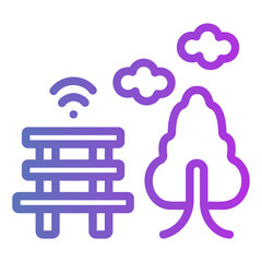 park Gradient icon