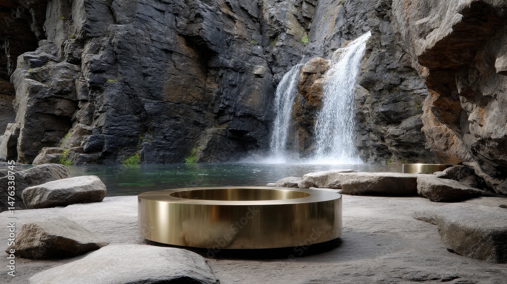 Aufkleber the ring is surrounded by rocks and he is a focal point of the image