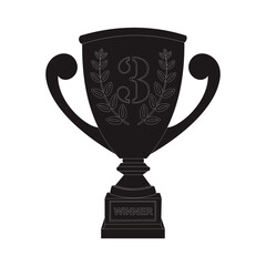 olympic championship trophy silhouette