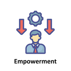 Empowerment Vector icon which can easily modify or edit