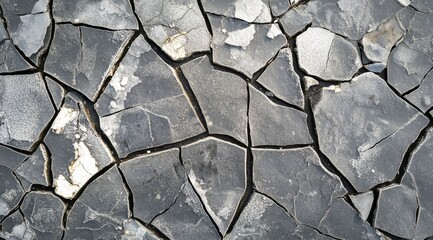 Obraz premium Cracked earth surface