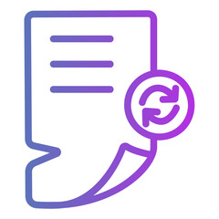 paper Gradient icon