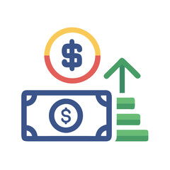  Compound Interest Icon for Financial Growth