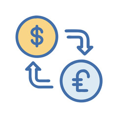  Stylish Currency Exchange Icon for Global Finance
