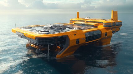 Futuristic Floating City