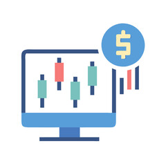  Forex Trading Market Icon Design