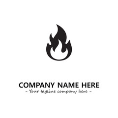Fire Logo Company Design Illustration Vector Graphic Image
