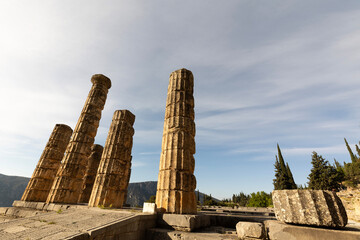 Temple of Apollo in Delphi, Greece