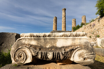 Temple of Apollo in Delphi, Greece