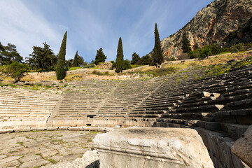 Temple of Apollo in Delphi, Greece