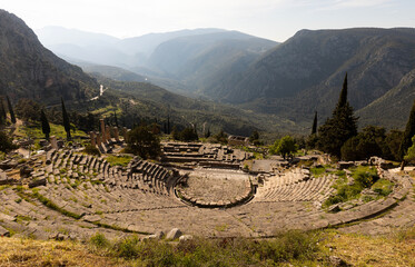 Temple of Apollo in Delphi, Greece