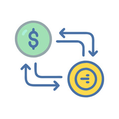  Financial Icon for Wire Transfer Services