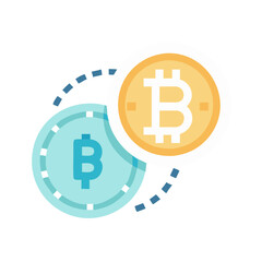 Obraz premium Bitcoin Coin Icon for Cryptocurrency Transactions