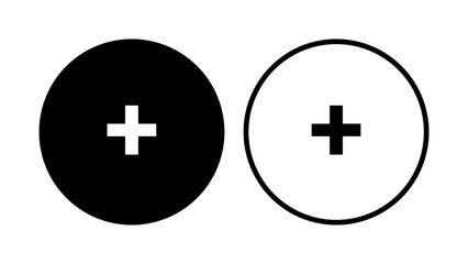Add sign plus illustration