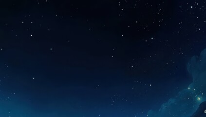 Fototapeta premium Deep night sky with scattered stars