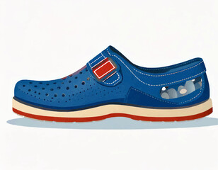 Teal Foam  Crocs Vector 