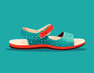 Teal Foam  Crocs Vector 