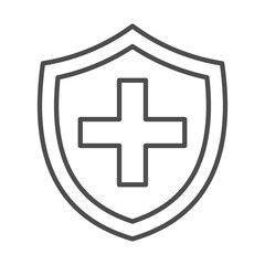 Fototapeta premium Health Protection Icon Element For Design