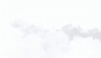 Realistic White Cloud Fog or Smog Effect for Design Projects and Atmospheric Visuals