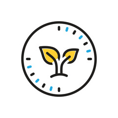 Multi color icon for organic