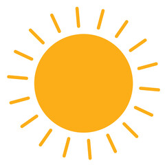 vector sun icon