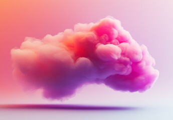 Pink Cloud Abstract