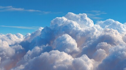 clouds in the blue sky. High quality