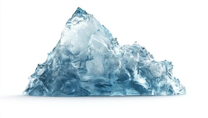 Obraz premium Iceberg-like ice sculpture