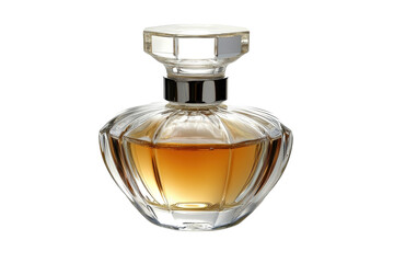 Perfume bottle close up view