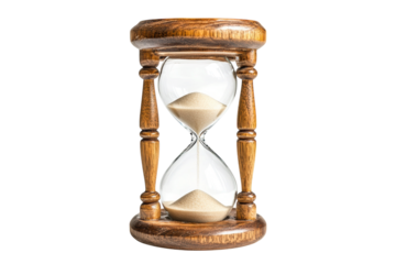 Hourglass with sand inside