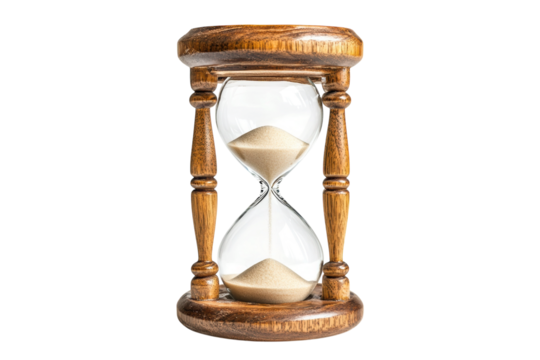 Hourglass with sand inside