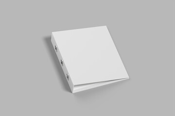 Closed Folder Mockup. 3D Render