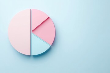 Fototapeta premium Pastel Pie Chart (3)