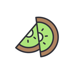 Vibrant Kiwi Slices Depicting Freshness And Healthy Eating