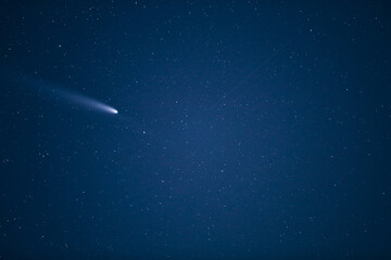 Comet C2023A3 Tsuchinshan photographed in October 2024. from northern hemisphere.