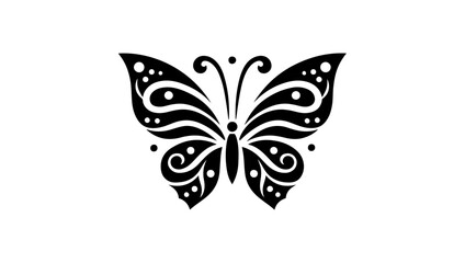 Butterfly logo and icon in vector form 