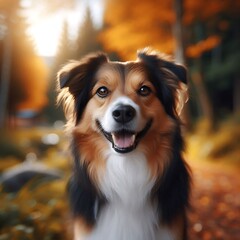 Close-Up Portrait of a Stunning Bernese Mountain Dog with Striking Tricolor Coat and Deep Expressive Eyes in High-Resolution Detail for Premium Pet and Animal Stock Photography, Ideal for Use in Comme
