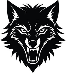 Fototapeta premium vector illustration of a wolf