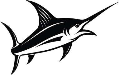 Swordfish Silhouette Design