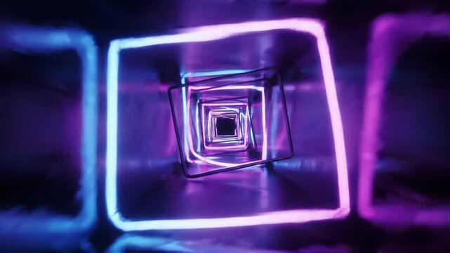 neon abstract illustration