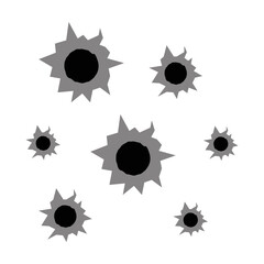 Bullet Hole Vector